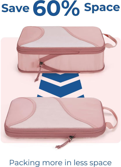 Bagsmart Compression Packing Cubes, Travel Bag Cruise Ship Essentials