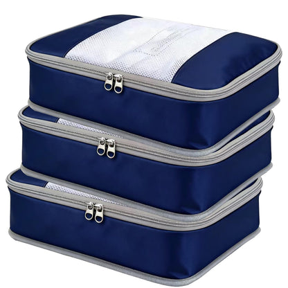 Packing Cubes for Travel - Luggage Organizer Bags for 24" Suitcase Clothes Accessories Storage Travel Organizer Cubes for Luggage 1/2X1PACK+1/4X2PACK