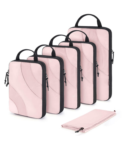 BAGSMART Compression Packing Cubes for Travel