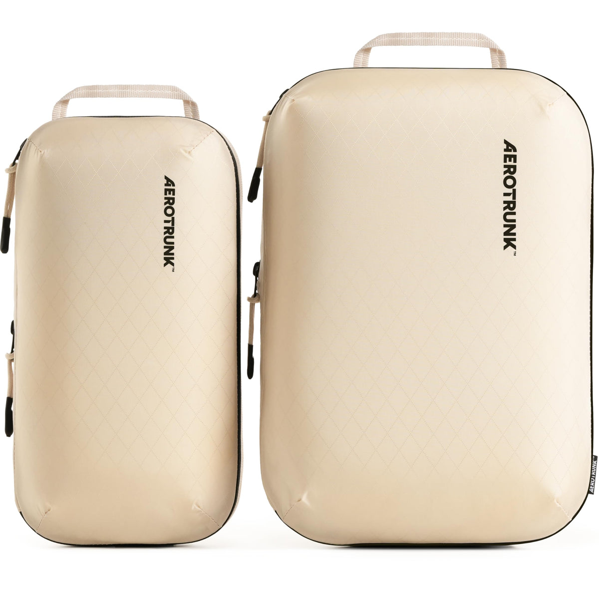 Aerotrunk Ultralight Compression Packing Cubes for Travel, 6-Pack, Beige