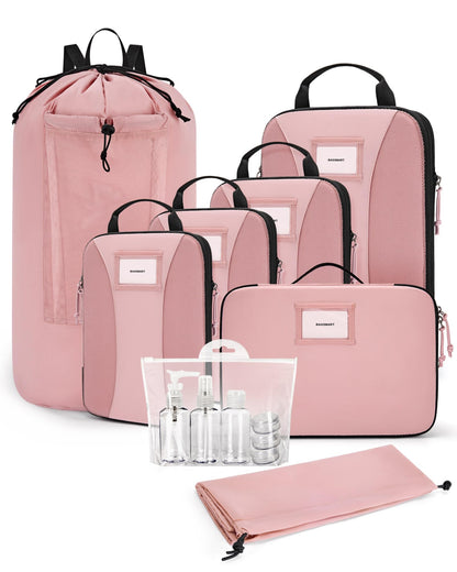 BAGSMART Compression Packing Cubes, Lightweight Travel Essentials