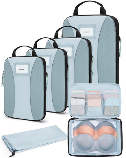 BAGSMART Compression Packing Cubes, Lightweight Travel Essentials