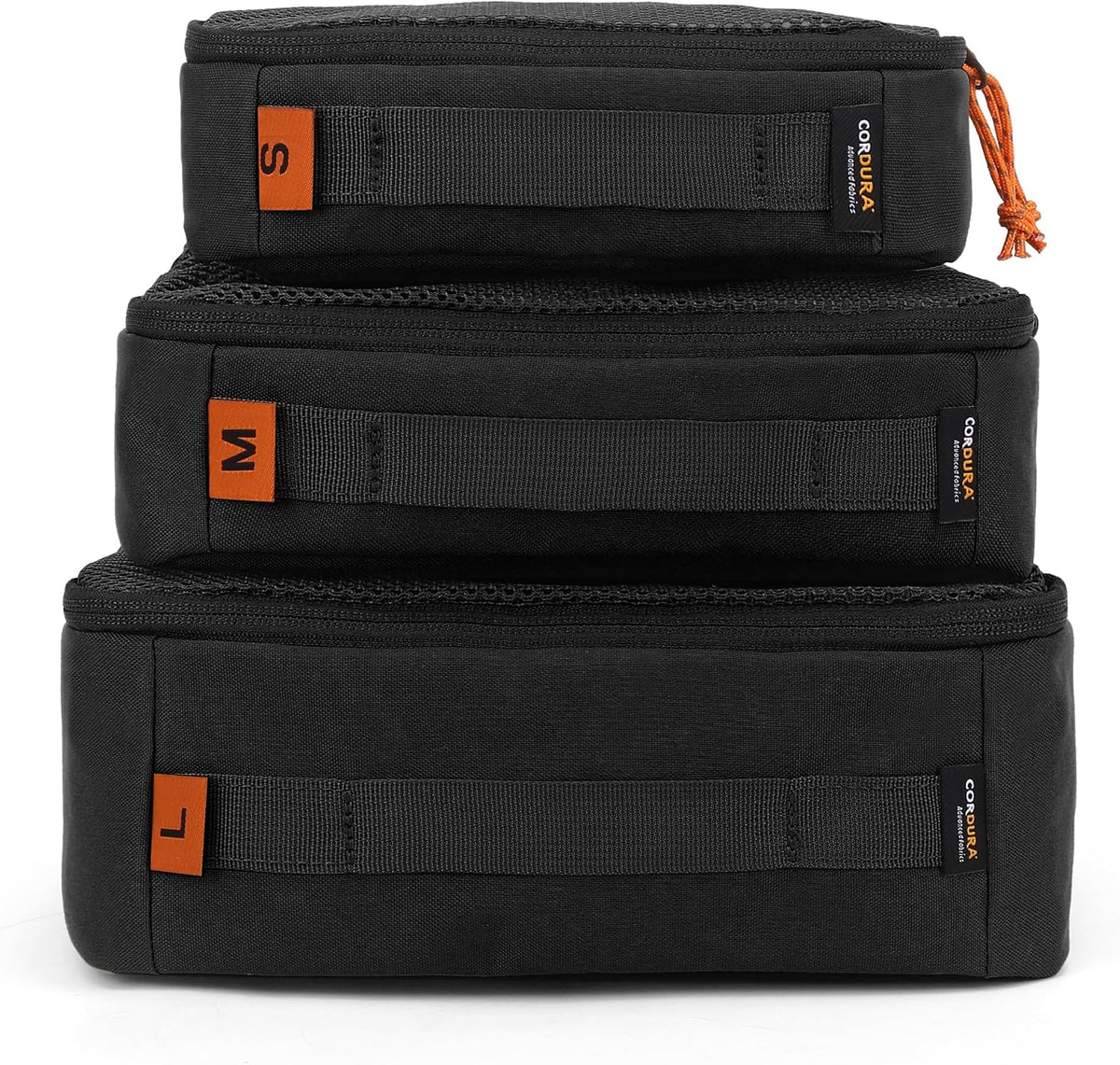 Mardingtop Packing Cubes for Travel, 3 Pack Cordura Tactical Luggage Organizer Bags Set for Outdoor Camping,Backpacking,Hiking