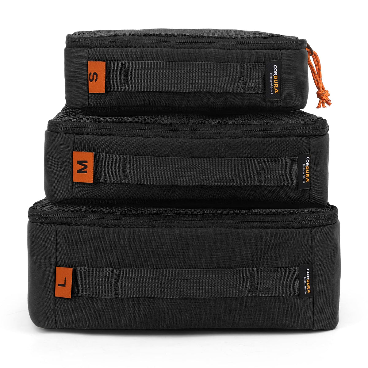 Mardingtop Packing Cubes for Travel, 3 Pack Cordura Tactical Luggage Organizer Bags Set for Outdoor Camping,Backpacking,Hiking