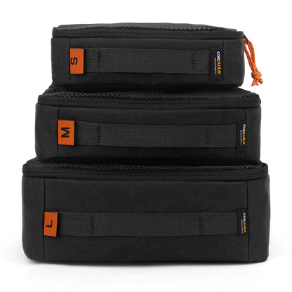 Mardingtop Packing Cubes for Travel, 3 Pack Cordura Tactical Luggage Organizer Bags Set for Outdoor Camping,Backpacking,Hiking