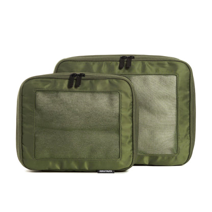 Aerotrunk Compression Packing Cubes for Travel, 6-Pack, Light Grey