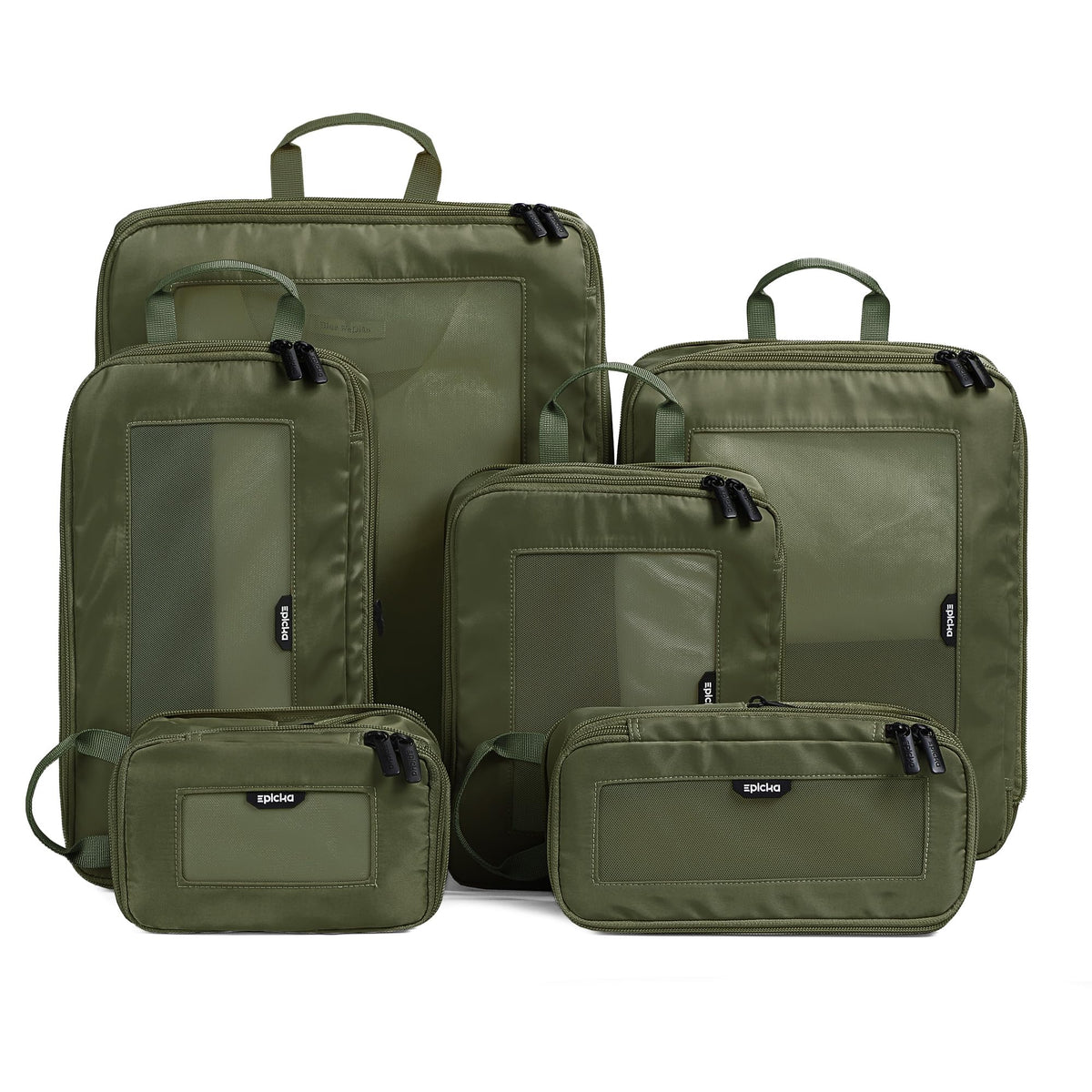 EPICKA TripCozy Compression Packing Cubes, 4 Set, Beige