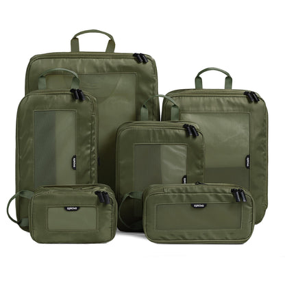 EPICKA TripCozy Compression Packing Cubes, 4 Set, Beige