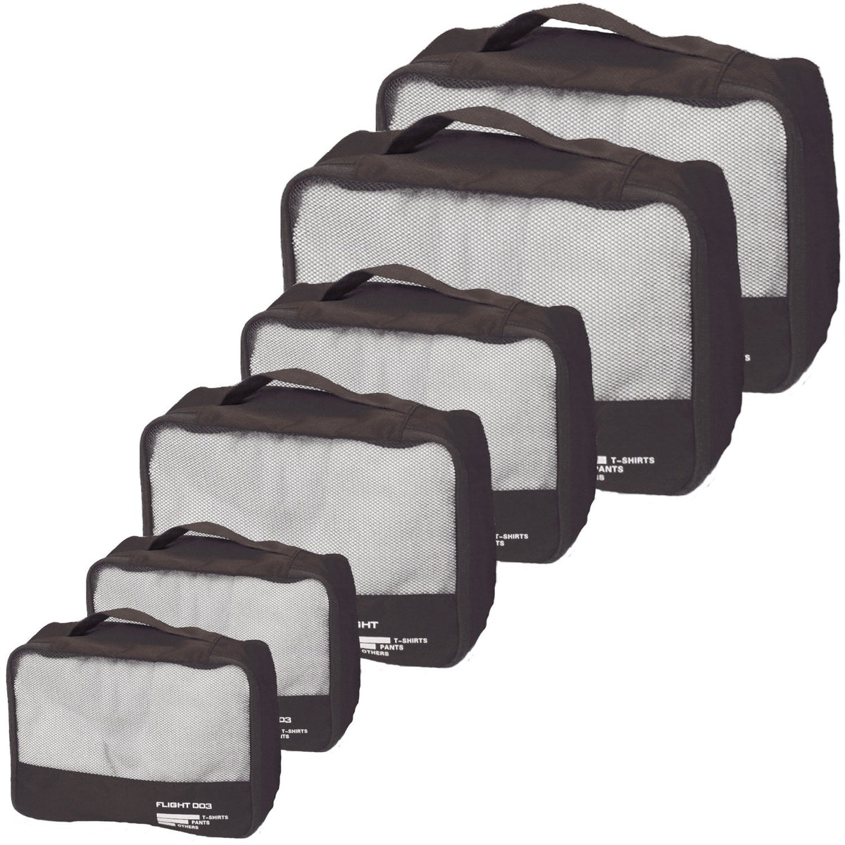 Packing Cubes Set Travel Luggage Organizers Suitcase Lightweight Accessories Navy Blue