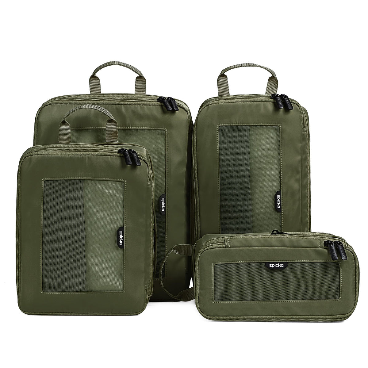 EPICKA TripCozy Compression Packing Cubes, 4 Set, Beige