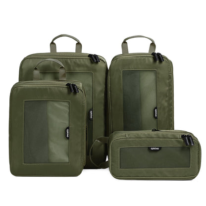EPICKA TripCozy Compression Packing Cubes, 4 Set, Beige