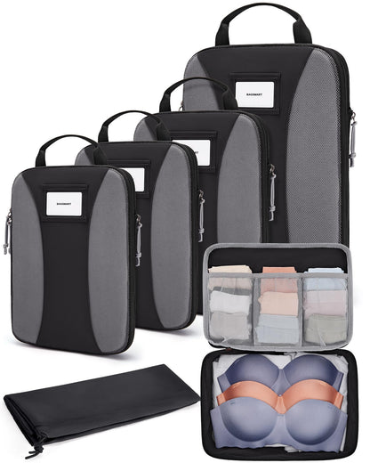 BAGSMART Compression Packing Cubes, Lightweight Travel Essentials
