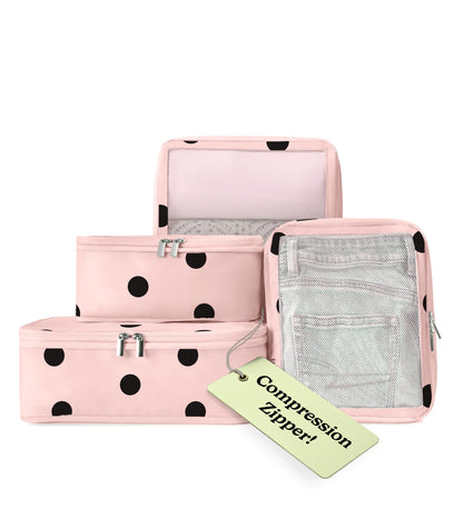 Vandel Space-Saving Compression Packing Cubes for Women 4-Pack Compressible