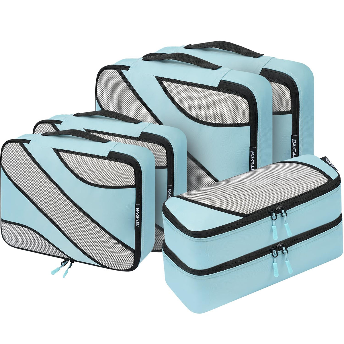 BAGAIL 6 Set Packing Cubes,Travel Luggage Packing Organizers