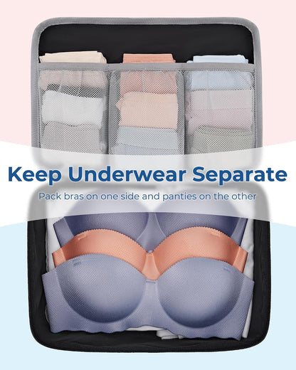 BAGSMART Compression Packing Cubes, Lightweight Travel Essentials