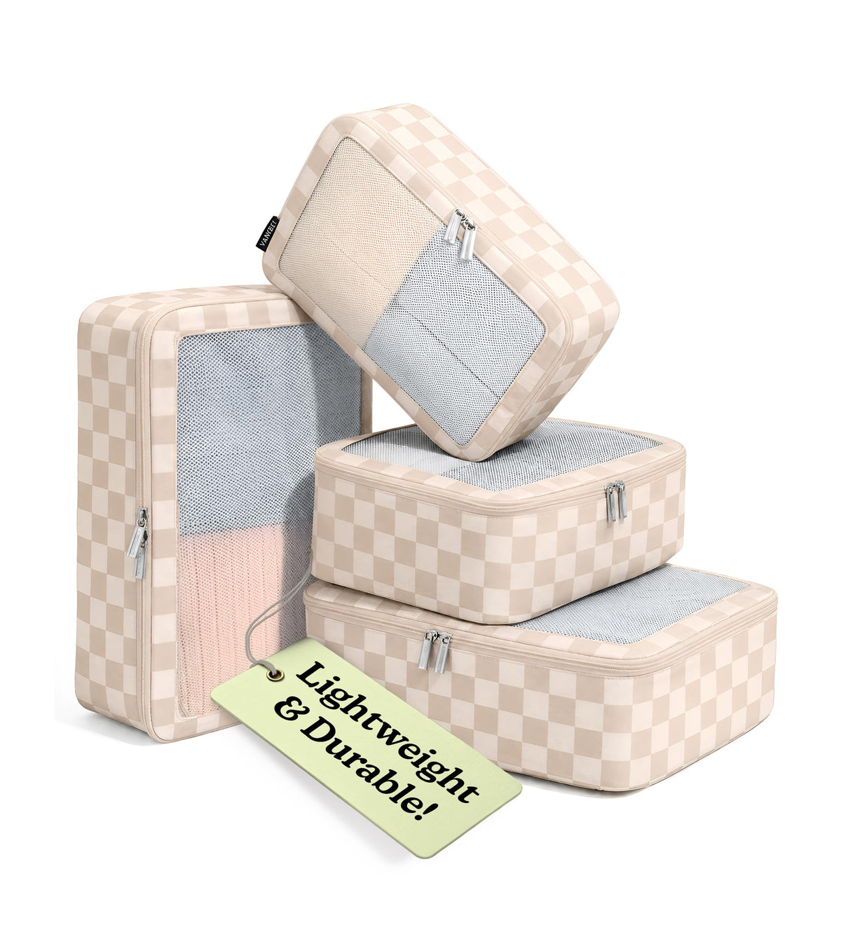 Vandel Space-Saving Compression Packing Cubes for Women 4-Pack Compressible