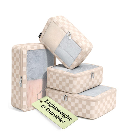 Vandel Space-Saving Compression Packing Cubes for Women 4-Pack Compressible