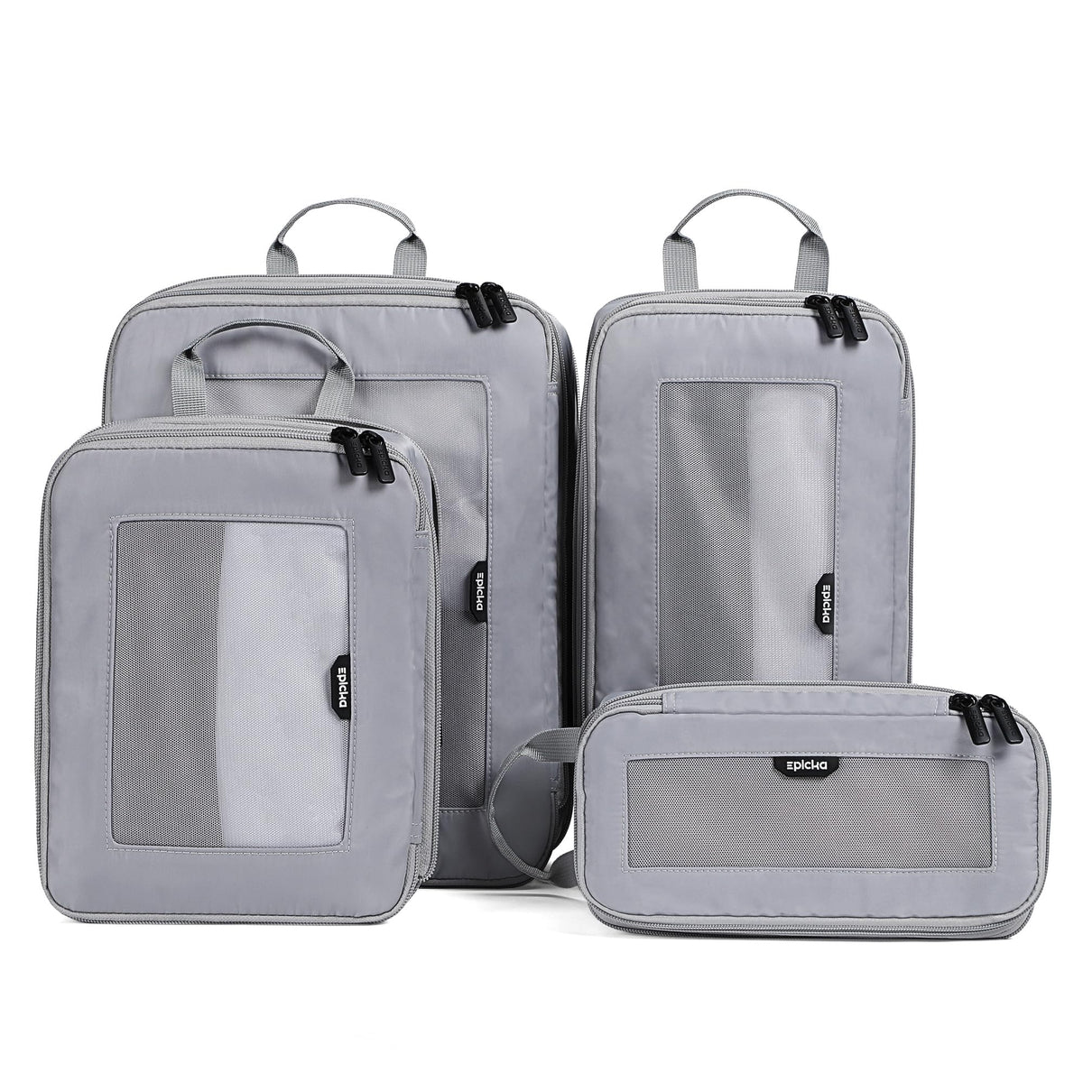 EPICKA TripCozy Compression Packing Cubes, 4 Set, Beige
