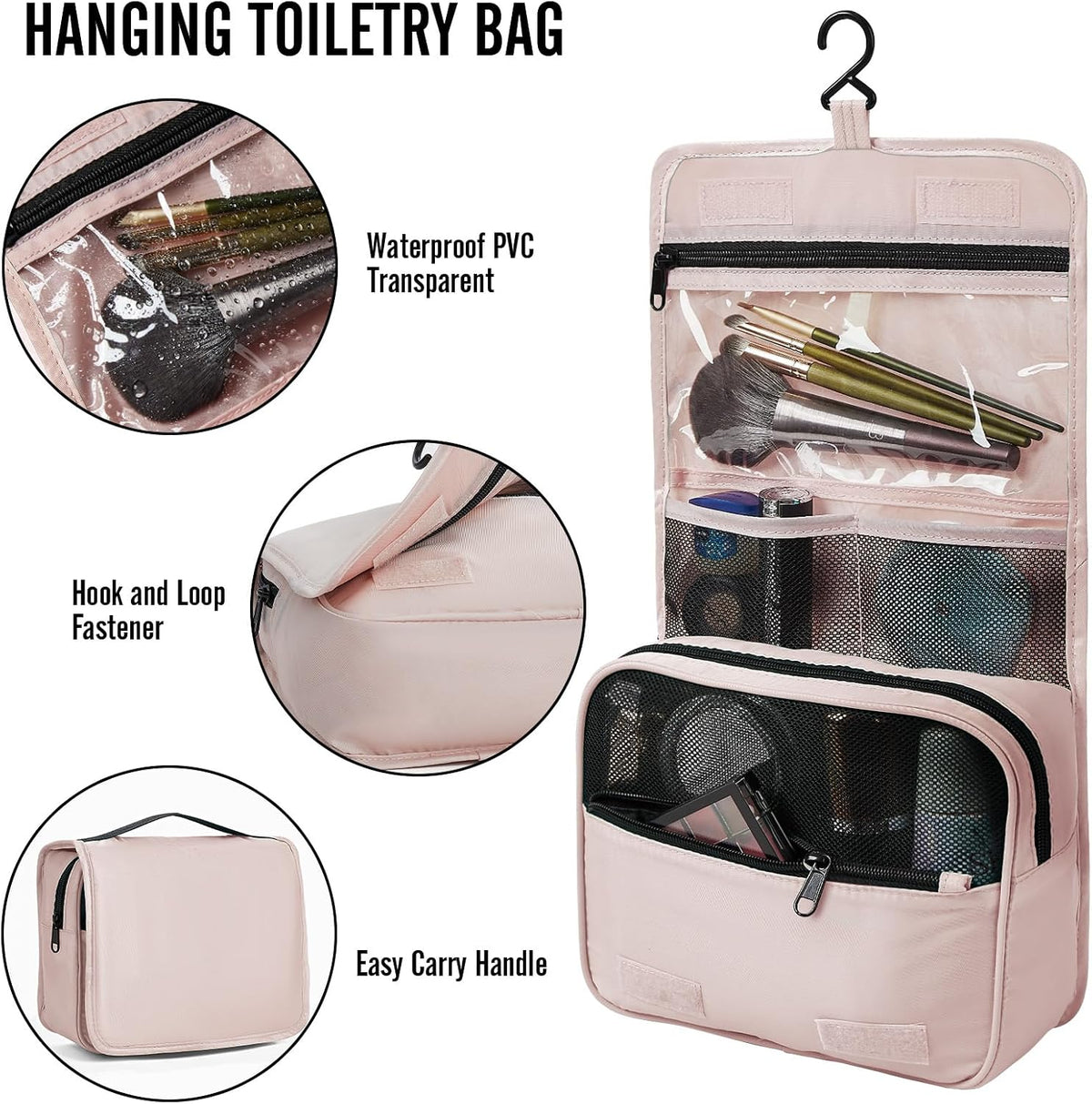 Veken 8 Set Packing Cubes for Travel Essentials, Suitcase Organizer Bags in 4 Sizes, Carry-On Luggage Accessories with Laundry Bag, Airplane Must Have, Gifts for Women Men