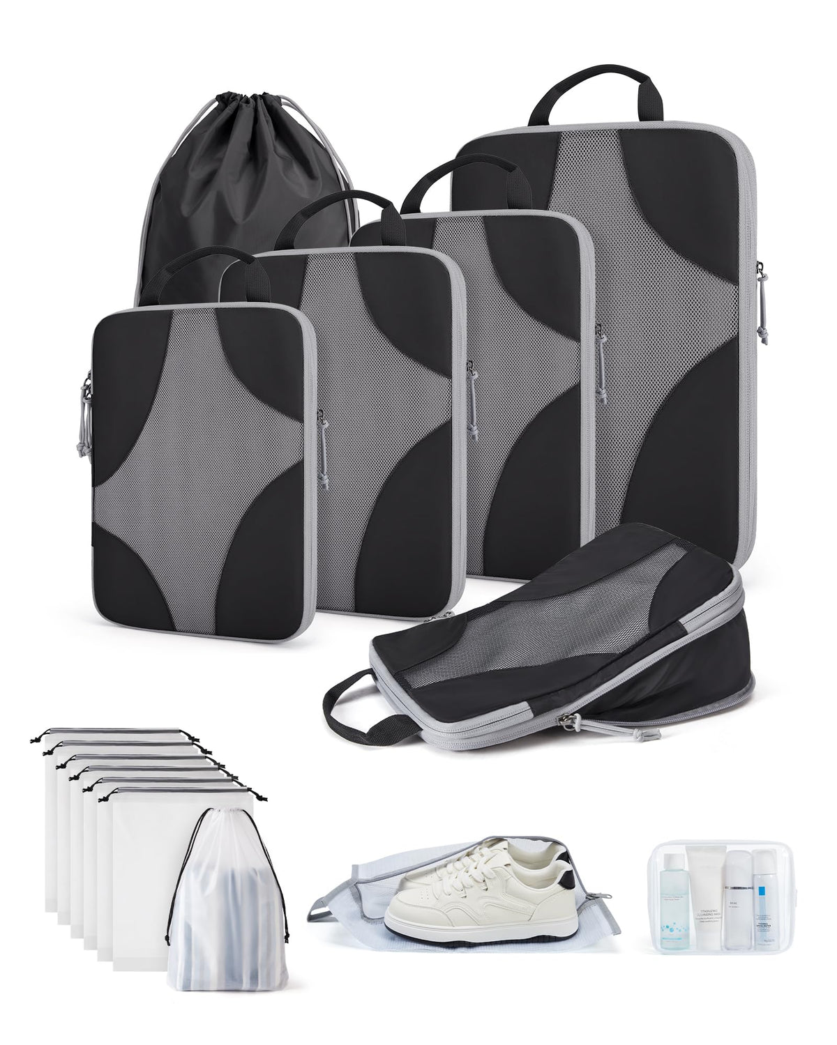 Bagsmart Compression Packing Cubes, Travel Bag Cruise Ship Essentials
