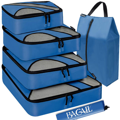 BAGAIL 6 Set Packing Cubes,Travel Luggage Packing Organizers