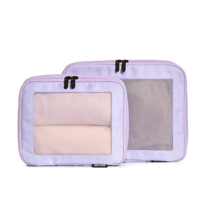 Aerotrunk Compression Packing Cubes for Travel, 6-Pack, Light Grey