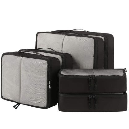 BAGAIL 6 Set Packing Cubes,Travel Luggage Packing Organizers