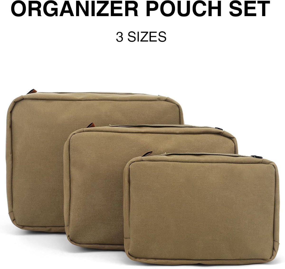 Mardingtop Packing Cubes for Travel, 3 Pack Cordura Tactical Luggage Organizer Bags Set for Outdoor Camping,Backpacking,Hiking