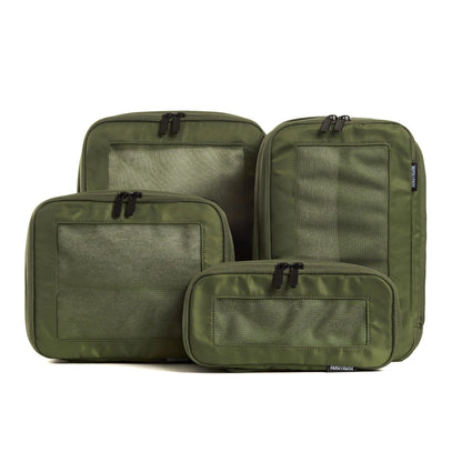 Aerotrunk Compression Packing Cubes for Travel, 6-Pack, Light Grey