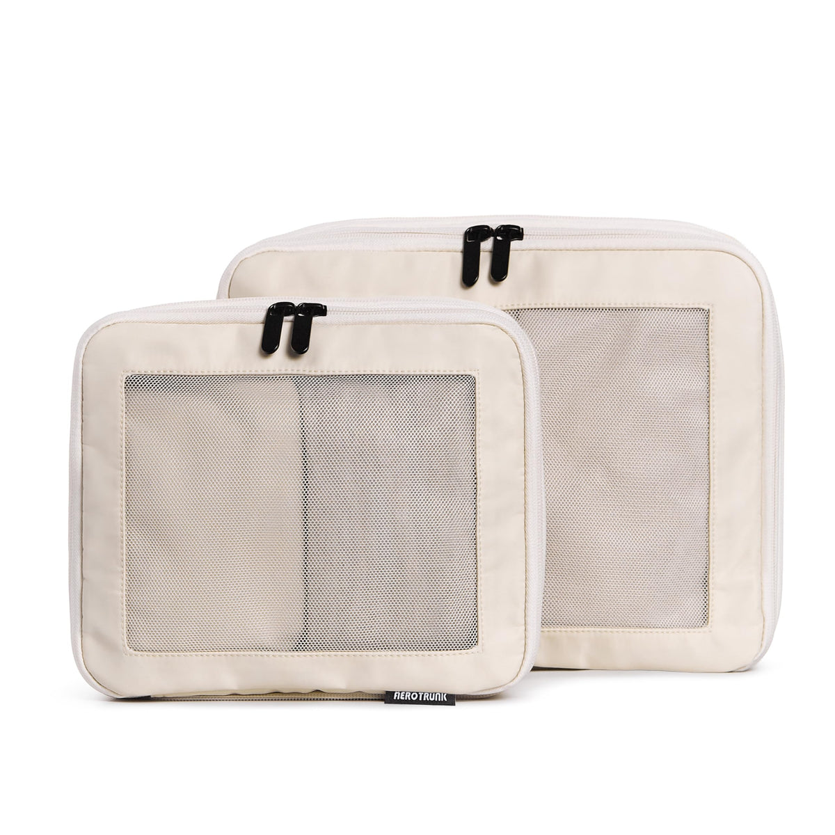 Aerotrunk Compression Packing Cubes for Travel, 6-Pack, Light Grey