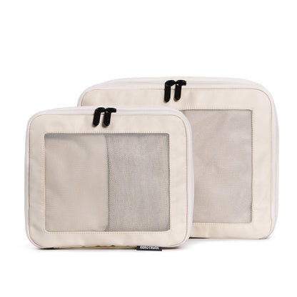 Aerotrunk Compression Packing Cubes for Travel, 6-Pack, Light Grey