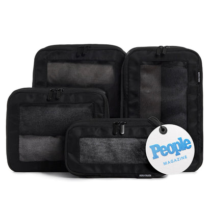 Aerotrunk Compression Packing Cubes for Travel, 6-Pack, Light Grey