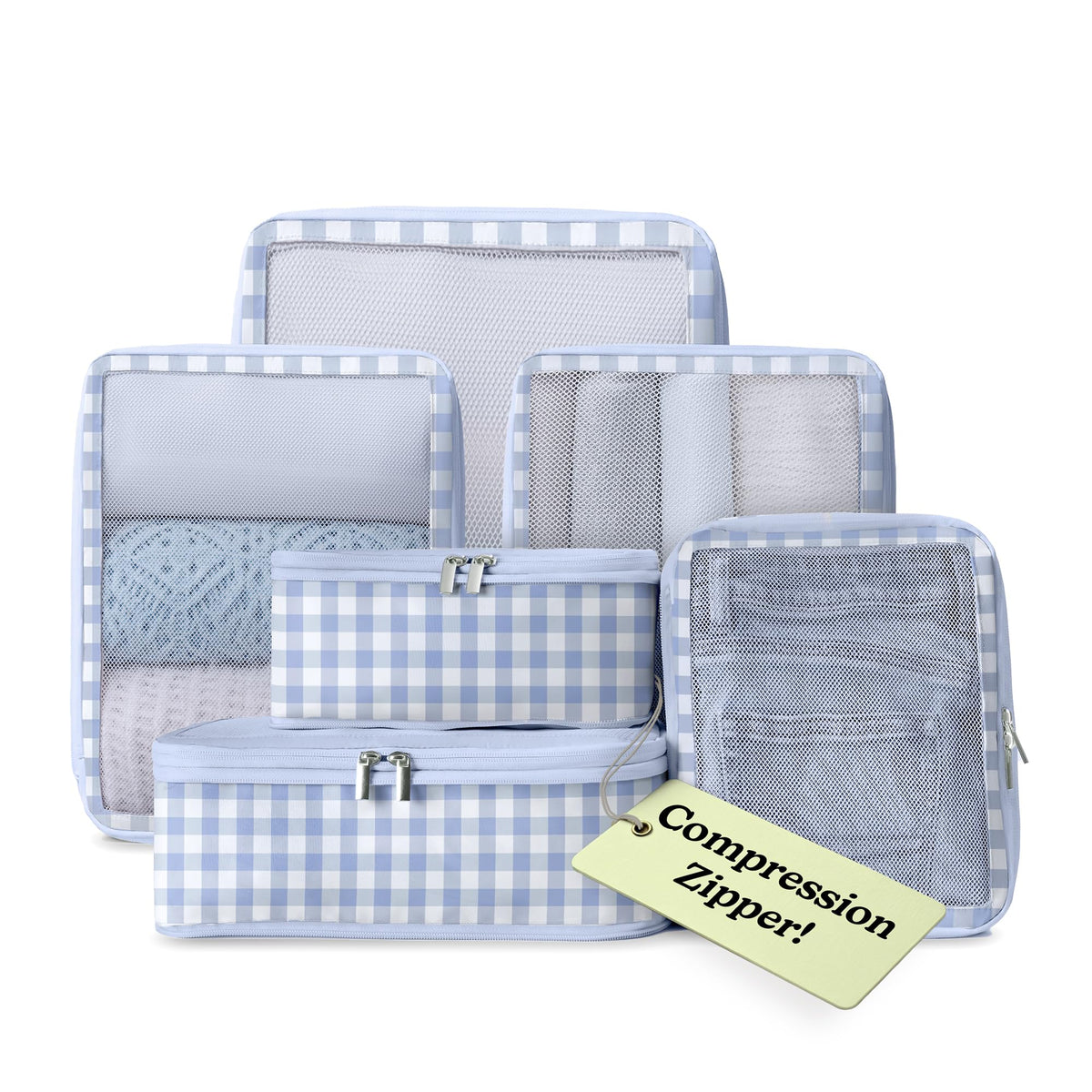 Vandel Space-Saving Compression Packing Cubes for Women 4-Pack Compressible