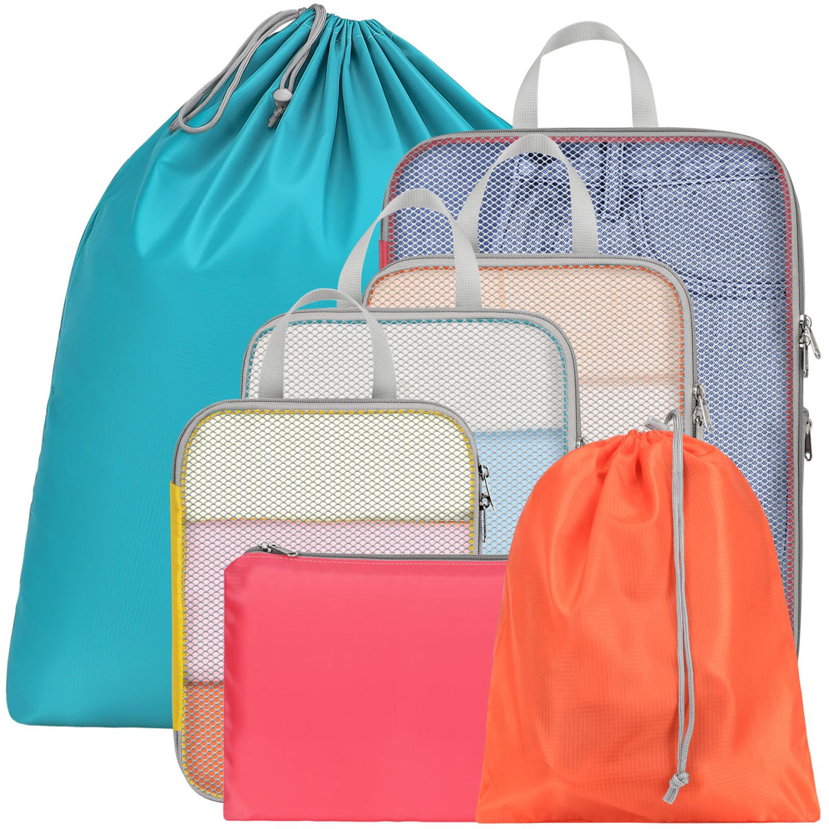 Cambond Compression Packing Cubes for Travel - Luggage Suitcase Organizer