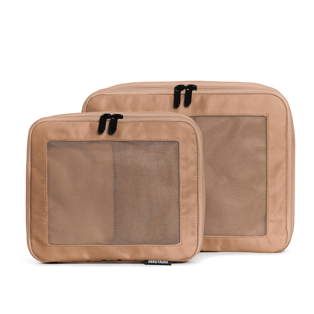 Aerotrunk Compression Packing Cubes for Travel, 6-Pack, Light Grey