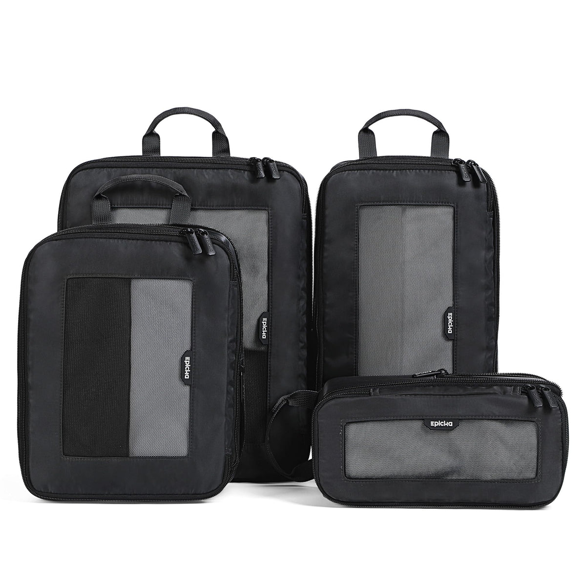 EPICKA TripCozy Compression Packing Cubes, 4 Set, Beige