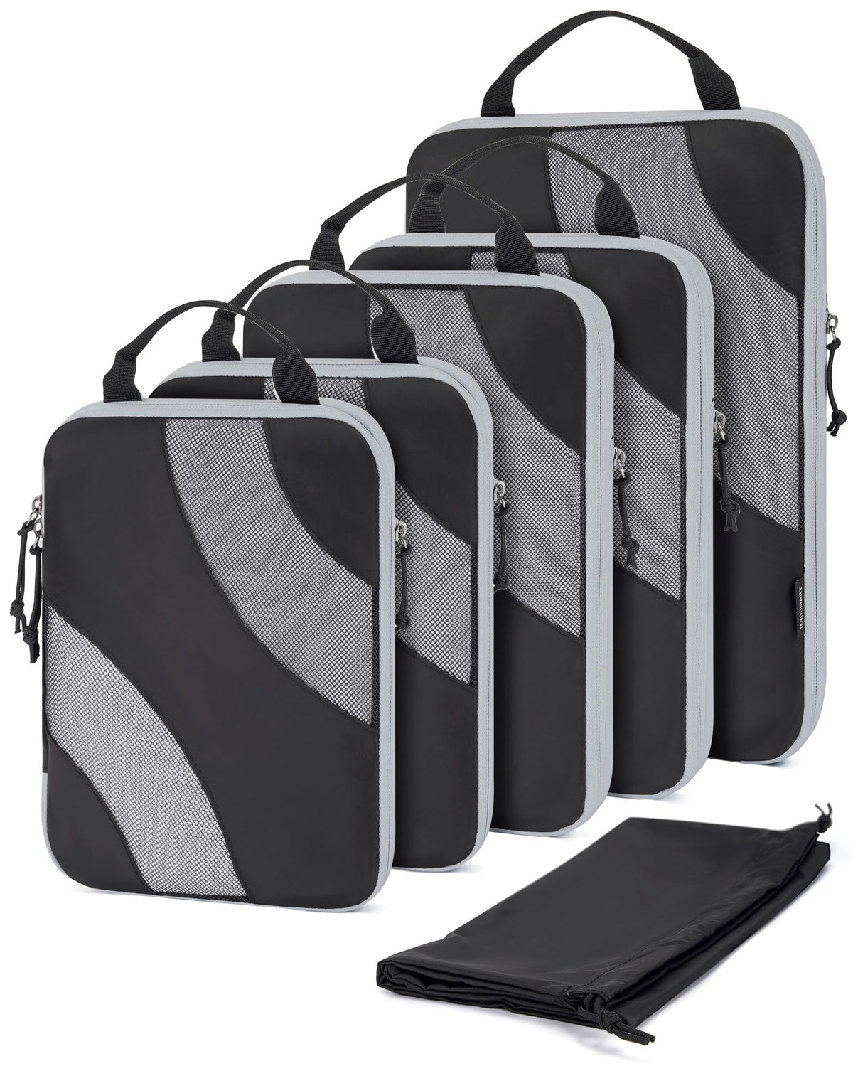 BAGSMART Compression Packing Cubes for Travel