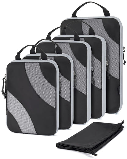 BAGSMART Compression Packing Cubes for Travel