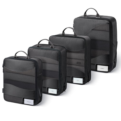 TOPEAST Compression Packing Cubes 4 Set Suitcase Organizer Bags for Travel