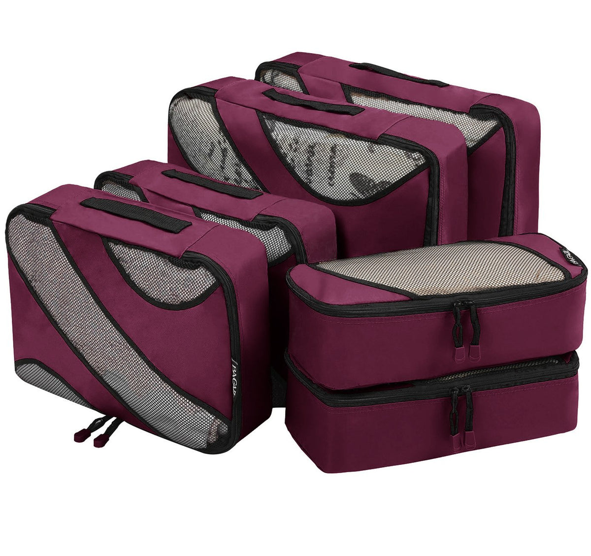 BAGAIL 6 Set Packing Cubes,Travel Luggage Packing Organizers