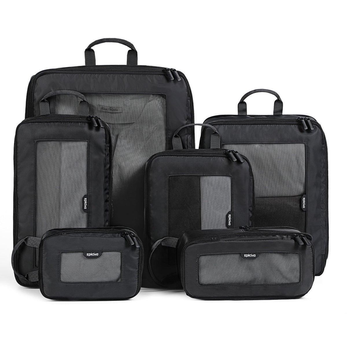 EPICKA TripCozy Compression Packing Cubes, 4 Set, Beige
