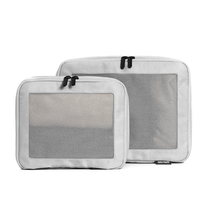 Aerotrunk Compression Packing Cubes for Travel, 6-Pack, Light Grey