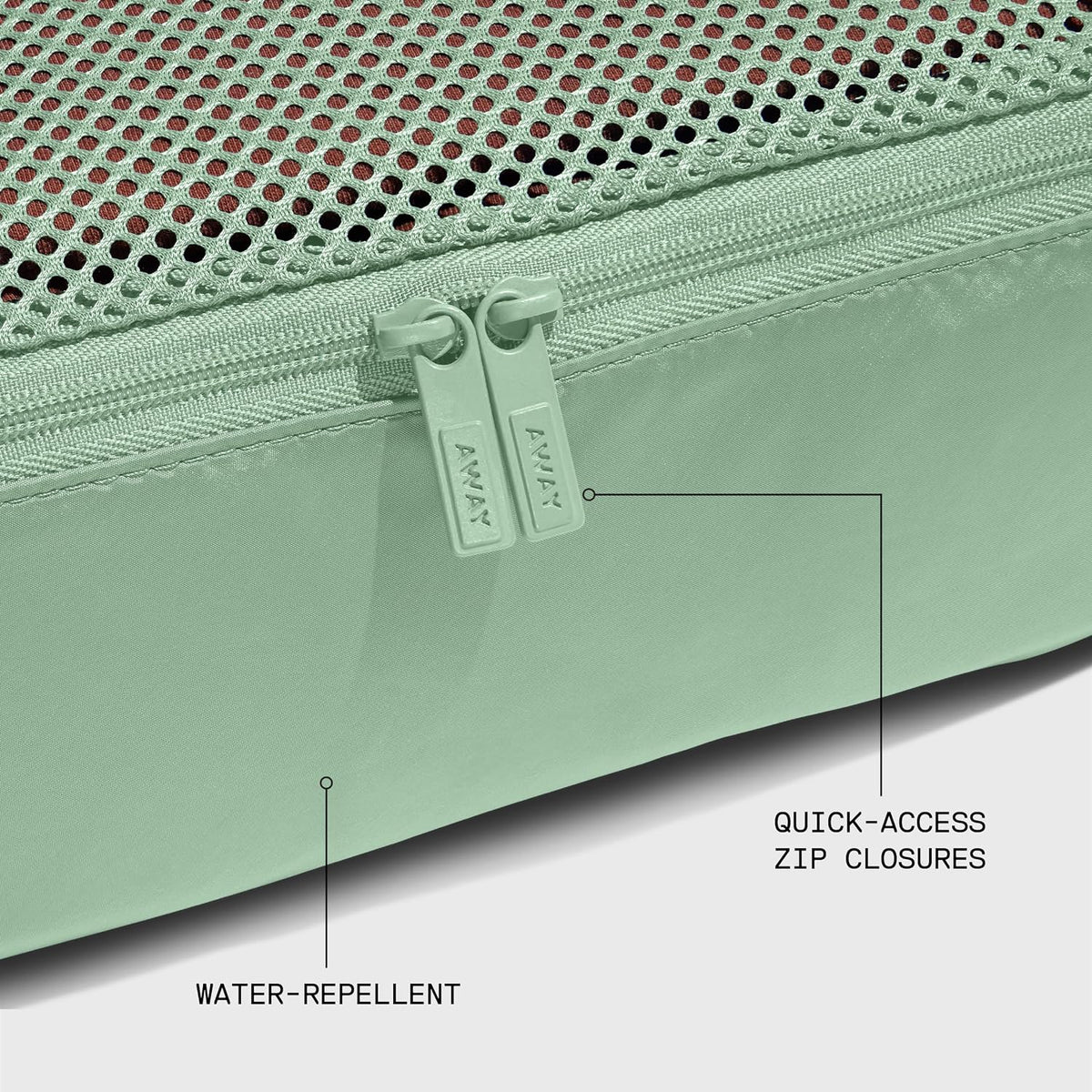 Away Insider Packing Cubes Set of 4, Lightweight Travel Luggage Organizers