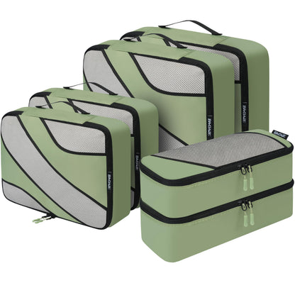 BAGAIL 6 Set Packing Cubes,Travel Luggage Packing Organizers