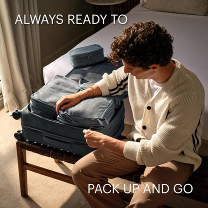 Away Insider Packing Cubes Set of 4, Lightweight Travel Luggage Organizers