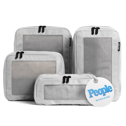 Aerotrunk Compression Packing Cubes for Travel, 6-Pack, Beige