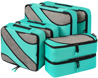 BAGAIL 6 Set Packing Cubes,Travel Luggage Packing Organizers